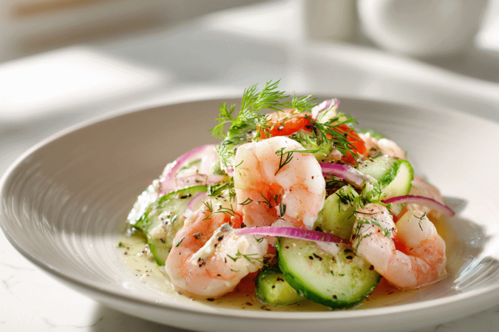 cucumber shrimp salad