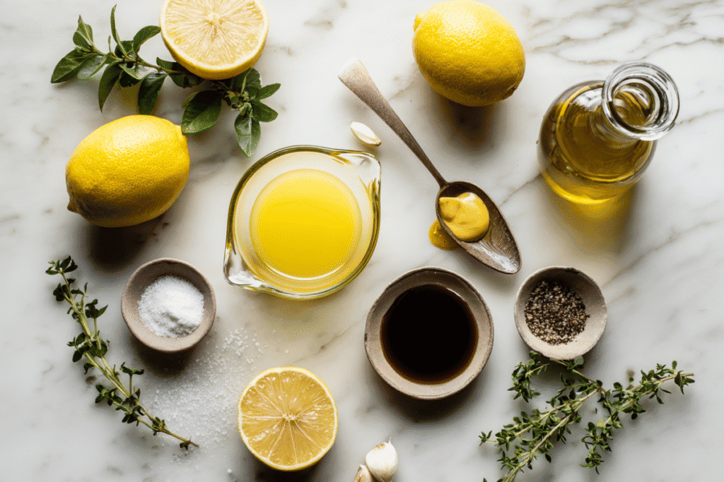 lemon vinaigrette