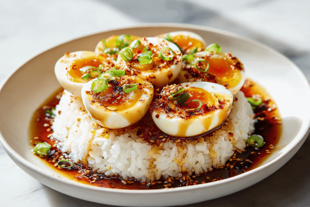 soy marinated eggs