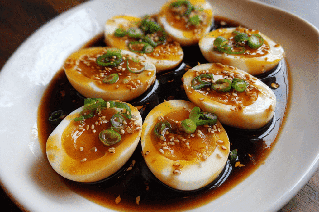 soy marinated eggs